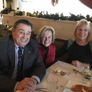 01/23/20 GIRL SCOUTS OF THE JERSEY SHORE KICK OFF COOKIE SEASON AND ‘DESSERT SHOWDOWN’ Dr. Eugene Cheslock, PFHC founder, past president and current board member; Patty Micale, development chair; and Gina Petillo, PFHC board co-chair.