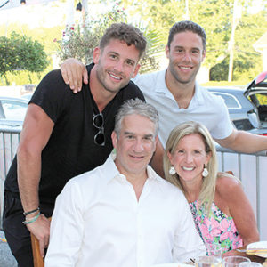 08/13/20, TWO RIVER OUTDOOR DINING SCENE: SPOTLIGHT ON UNDICI, Gary Weisman, Bonnie Ross, Cooper Weisman, Dylan Weisman