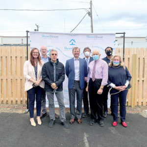 05/13/21, SHORE HOUSE JOINS MONMOUTH COUNTY STIGMA-FREE ACTION COMMITTEE TO KICK OFF MENTAL HEALTH AWARENESS MONTH, Rowena Crawford-Phillips, Scott Baret, Michael Aufiero, Peder Hagberg, Mayor John Pallone, Eric Houghtaling, Sen. Vin Gopal, Cathy Smith