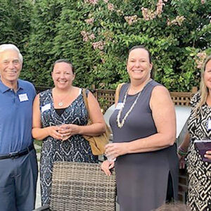 09/30/21, MONMOUTH PARK CHARITY FUND ‘MEET THE GRANT’ FINALISTS COCKTAIL PARTY, John Lloyd, Gillian Edgar, Stephanie Ferrier, Liz Graham