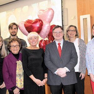 02/24/22, FIFTH ANNUAL HEARTS OF HOPE BREAKFAST, Michelle Gold, Arleen Lospinoso, Bryan Gold, Madonna Goss-Robinson, Lou Schwarcz, Janet Schindler, Samantha White