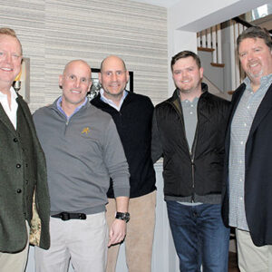 03/17/22, RUMSON ST. PATRICK’S DAY PARADE COMMITTEE ANNOUNCES GRAND MARSHAL; HOLDS SHAMROCK CELEBRATION, Chris Smith, Steve Ferjentsik, Dave Pearson, Liam Smith, James Smith