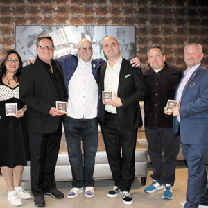 04/14/22, FULFILL FOOD BANK HELD COMEDY ROAST TO ‘KICK OUT HUNGER’, Ken Malagiere, Laura Grunin, Tom Hayes, Jeremy Grunin, Michael Duru, Peter Rosario, Jonathan Petro, Adam Philipson