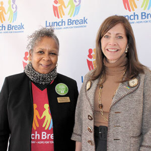 05/05/22, LUNCH BREAK KICKS OFF ITS NEW CONSTRUCTION WITH GROUNDBREAKING CEREMONY, Gwen Love, Tammy Murphy