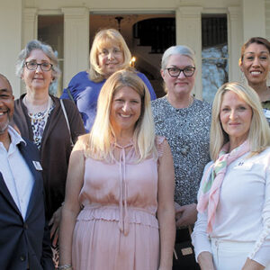 05/12/22, MONMOUTH COUNTY HISTORICAL ASSOCIATION HELD ‘DAFFODILS AND DAIQUIRIS’ SPRING EVENT AND LAUNCH PARTY, Carmen Balentine, Stephanie Nolan, Irene Herbin, Dru Fonseca, Ruth Christensen, Betsy Iler O’Connor, Christie Baltodano