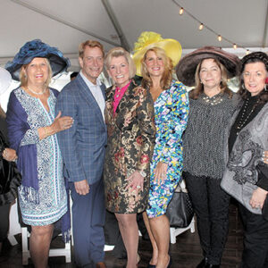 05/12/22, MONMOUTH PARK CHARITY FUND HELD 17TH ANNUAL KENTUCKY DERBY DAY CELEBRATION, Deborah Dileo Zabaroski, Gina Petillo, Bob Garrett, Carol Stillwell, Serena DiMaso, Laura Garrett, Mary Ann Larkin, Francine Aquaviva