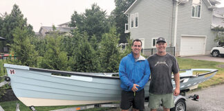 Jason Julio, left, and Johnathan Jakubecy are two of the team that will be rowing from Cape May to Sandy Hook later this month.