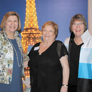 05/26/22, HABCORE’S SPRINGTIME IN PARIS GALA, Cathy Pugliese-Sivo, Kathy Mullarkey, Susan Harbison