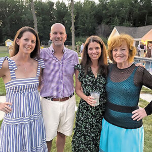 08/11/22, SIXTEENTH ANNUAL SUMMER SOIREE FOR RISING TREETOPS AT OAKHURST, Caitlin Bovo, Rob Bovo, Kate Angelo, Judy Angelo