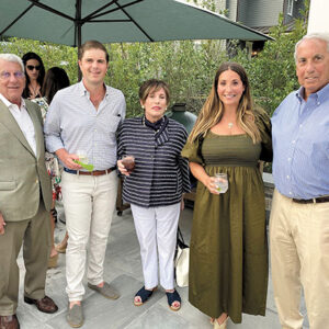 08/11/22, SIXTEENTH ANNUAL SUMMER SOIREE FOR RISING TREETOPS AT OAKHURST, Rick Wolff, Max Nugent, Phyllis Wolff, Skye Nugent, Jack Lehman