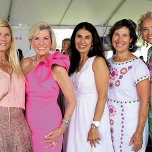 08/18/22, 27TH ANNUAL POWER OF PINK LUNCHEON RAISED FUNDS FOR MONMOUTH MEDICAL CENTER FOUNDATION, Gail Tobias, Carol Stillwell, Susan Kyrillos, Lisa Luckett, Leah Soltas