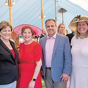 07/28/22, MONMOUTH COUNTY HISTORICAL ASSOCIATION’S 47TH ANNUAL GARDEN PARTY, Susan Kiley, Linda Bricker, Nick DiRicco, Kathy Jones