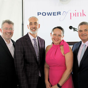 08/18/22, 27TH ANNUAL POWER OF PINK LUNCHEON RAISED FUNDS FOR MONMOUTH MEDICAL CENTER FOUNDATION, Dr. Seth D. Cohen, Eric Carney, Caitlin Olson, Dr. Richard S. Lazzaro