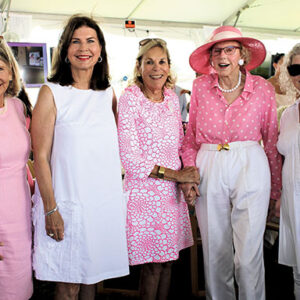 08/18/22, 27TH ANNUAL POWER OF PINK LUNCHEON RAISED FUNDS FOR MONMOUTH MEDICAL CENTER FOUNDATION, Nancy DelPriore, Claire Knopf, Terry Ingram, Gloria Nilson, Bonnie Klein