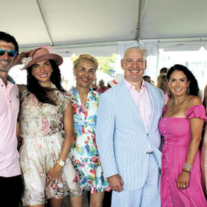 08/18/22, 27TH ANNUAL POWER OF PINK LUNCHEON RAISED FUNDS FOR MONMOUTH MEDICAL CENTER FOUNDATION, Josh Epstein, Dr. Sima Yakoby Epstein, Ana Blank, Dr. Mark Menkowitz, Debbie Menkowitz, Meghan DelPriore