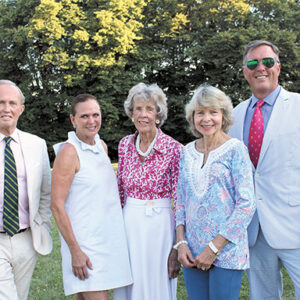 07/28/22, MONMOUTH COUNTY HISTORICAL ASSOCIATION’S 47TH ANNUAL GARDEN PARTY, Mark Gilbertson, Shannon Eadon, Hope Haskell Jones, Missy VanBuren Brown, Chuck Jones