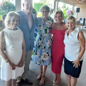 09/08/22, PARKER FAMILY HEALTH CENTER HELD SUMMER CELEBRATION, ANNOUNCED EXPANSION PLANS, Patty Micale, Peter Graham Jr., Suzy Dyer, Carol Stillwell, Barbara Horl