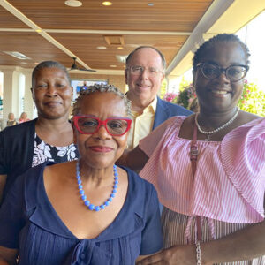 09/08/22, PARKER FAMILY HEALTH CENTER HELD SUMMER CELEBRATION, ANNOUNCED EXPANSION PLANS, Lydia Mutungi, Teena Peavy, James McGuinness, Wilma Porter