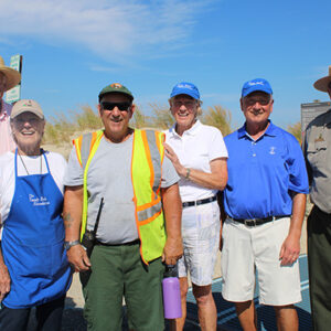 09/15/22, MAKING WAVES: SANDY HOOK FOUNDATION’S SUMMER BEACH BASH, Bob Barrett, Jane Preziosi, Ronald Acerra, Betsy Barrett, Bill Alcaro, Ranger Peter McCarthy