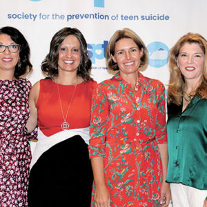 10/13/22, SOCIETY FOR THE PREVENTION OF TEEN SUICIDE HELD WOMEN OF WELLNESS AND WONDER LUNCHEON, Heather Barberi, Dawn Doherty, Amy Kennedy, Susan Tellone McCoy