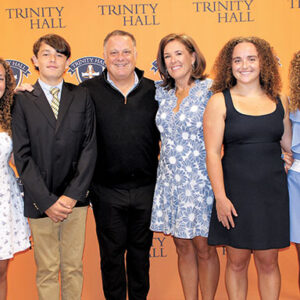09/29/22, TRINITY HALL HIGH SCHOOL DEDICATES GMELICH HALL WITH DONOR RECEPTION, McLane, Luke, Justin, Victoria, Caroline, Parker