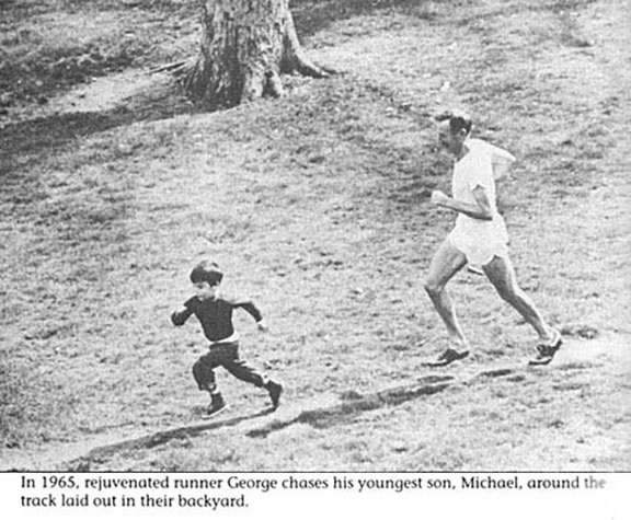 Michael Sheehan, the youngest of George Sheehan’s 12 children, has fond memories of his father’s running. Courtesy Michael Sheehan

