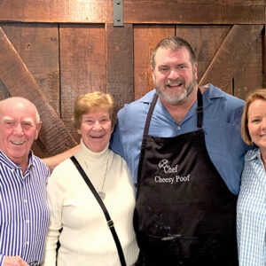 11/17/22, SHREWSBURY HISTORICAL SOCIETY HELD AUTUMN HARVEST PARTY, Don Burden, Mary Lea Burden, Phil Carnes, Rachel Carnes