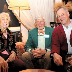 01/19/23, TWO RIVER THEATER WELCOMES NEW ARTISTIC DIRECTOR AT HOLIDAY SOIREE, Marti Huber, Bruce Huber, Sam Huber