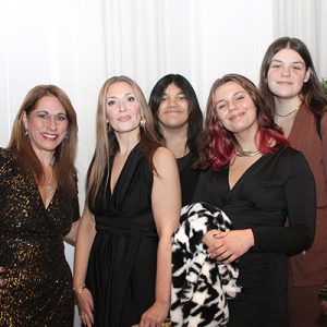 01/12/23, THE ARC OF MONMOUTH’S 56TH ANNUAL WINTER GLOW: ‘CHAMPAGNE AND CHOCOLATES’, Teresa Valentino, Erika Schaefer, Violet Hellstrom, Maddy Hellstrom, Alyssa Hellstrom