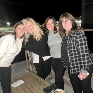 12/15/22, LADIES NIGHT OUT RAISED FUNDS FOR BRIDGE OF BOOKS FOUNDATION, Maria Waldman, Stacie Carter, Madeline Tripodi, Kathleen Marinich