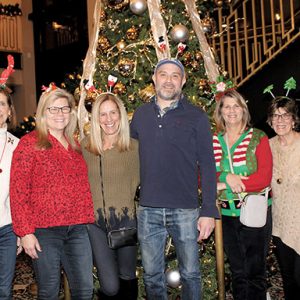 01/26/23, COUNT BASIE CENTER HOSTED SANTA FOR LUNCH BREAK, Jane Scalzo, Leslie Havens, Stacy Furey, Kevin McGee, Jenny Jones, Maria Thorpe