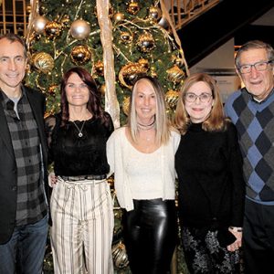 01/26/23, COUNT BASIE CENTER HOSTED SANTA FOR LUNCH BREAK, John Klein, Robin Klein, Tina Pflaster, Linda Littenberg, Abe Littenberg