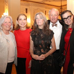 01/12/23, GALA AT THE GREAT HALL RAISED FUNDS FOR MONMOUTH UNIVERSITY STUDENTS, Syd Whalley, Lisa McKean, Eileen Chapman, Quinn McKean, Mary Vaden Eisenstadt