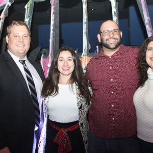 01/19/23, COUNT BASIE CENTER HELD HOLIDAY GATHERING AT THE VOGEL, Peter Rosa, Victoria Paone Rosa, Corrado Minervini, Amelia Valente