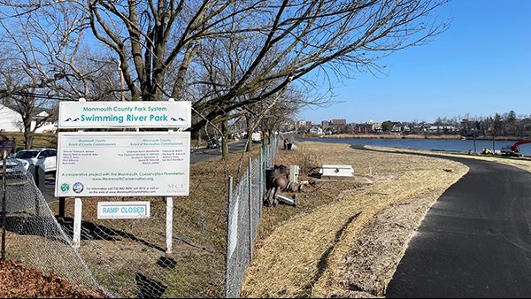 Construction of the first phase of Swimming River Park will be completed this spring, providing visitors with water access and brand new park amenities. Stephen Appezzato