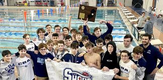 The Christian Brothers Academy swim team won the Shore Conference championship for a remarkable 32nd straight year.
