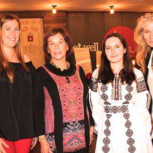 02/16/23, NO LIMITS CAFE AND SIFH GLOBAL JOINED FORCES FOR ART AUCTION FUNDRAISER, Stacey Biggs, Mariette Pathy Allen, Maria Dunda, Mary Ann Strandell