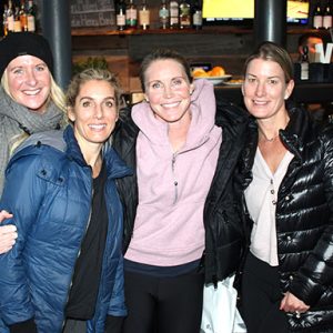02/16/23, 8th ANNUAL WEFORUM FIT CRAWL RAISED FUNDS FOR HEALTH AND WELLNESS PROGRAMS, Kerri Russo, Bethany Marc-Aurele, Kristin Meulener, Julie Collins