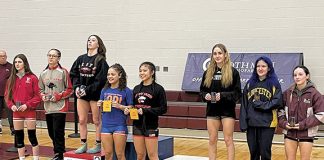 Colts Neck’s Alexandra Tchekounova made the podium in Philipsburg with a fourth-place finish at 107 pounds. She’s the Cougars first state medalist in girls wrestling.