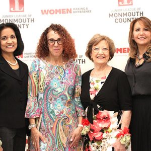 04/13/23, JUNIOR LEAGUE OF MONMOUTH COUNTY’S WOMEN MAKING A DIFFERENCE LUNCHEON, Rita Das, Debbie Eisenstein, Alice Berman, Alyse Dermer