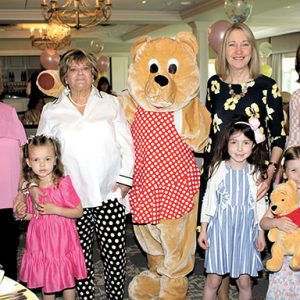 05/04/23, FRIENDS OF THE MONMOUTH MUSEUM HELD ANNUAL TEDDY BEAR TEA, Amelia Martin, Eliana, Connie Rosseel, Terri Blake, Maureen Starace, Eva, Ashley Roberts, Clara