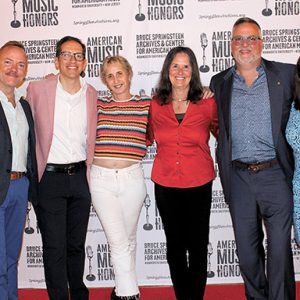 04/20/23, MONMOUTH UNIVERSITY HOSTED AMERICAN MUSIC HONORS INAUGURAL EVENT TO BENEFIT BRUCE SPRINGSTEEN ARCHIVES AND CENTER FOR AMERICAN MUSIC, Michael Foncannon, Jason Pucci, Sarah Jane Jelin, Dr. Paula Kislak, Tom Bartelmo, Carol Bartelmo