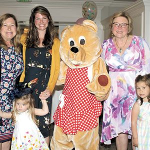 05/04/23, FRIENDS OF THE MONMOUTH MUSEUM HELD ANNUAL TEDDY BEAR TEA, Linda Carduner, Melissa Pavacic, Grace, Terri Blake, Janice Borneman, Ava