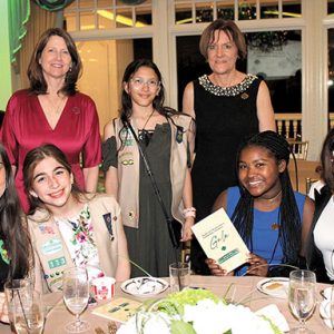 04/27/23, GIRL SCOUTS OF THE JERSEY SHORE HELD WOMEN OF DISTINCTION AND COMMUNITY PARTNERS GALA, Kelly Wahl, Grace, Bailey, Brabham Bernie, Gayle Dettlinger, Juliana, Dena Mayo