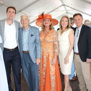 06/08/23, MONMOUTH PARK CHARITY FUND’S 18TH ANNUAL KENTUCKY DERBY DAY CELEBRATION, Colleen Calpin, Dylan Lloyd, John Lloyd, Maureen Lloyd, Larson, Chris Whalen, Barbara Martelli