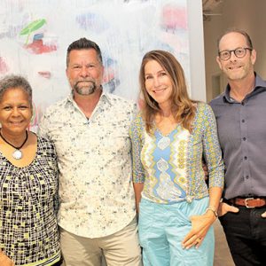 07/06/23, ‘ARTISTS OPEN HEARTS FOR LUNCH BREAK’ ART AUCTION EVENT SHOWCASED ARTISTIC WORKS, Gwen Love, Mike Simons, Mary Ansell, Scott Harrell