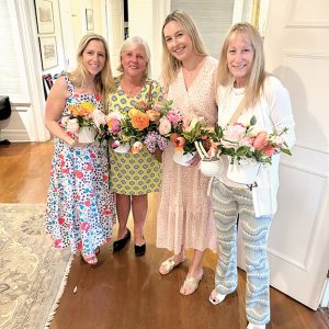 07/06/23, CANCERCRUSHER FOUNDATION OF MEMORIAL SLOAN KETTERING CANCER CENTER HELD TEA PARTY FUNDRAISER, Celee Belmonte, Carol Belmonte, Ashley Brunner, Diane Brunner