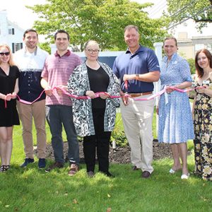 07/13/23, MONMOUTH COUNTY HISTORICAL ASSOCIATION CUTS THE RIBBON AT NONPROFIT MUSEUM IN FREEHOLD, Alma Philipson, Charlotte Frick, Tom Ballard, Joe Zemla, Bernadette Rogoff, Chuck Jones, Shannon Eadon, Dana Howell, Kim Bedetti