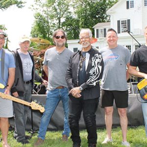 07/13/23, MONMOUTH COUNTY HISTORICAL ASSOCIATION CUTS THE RIBBON AT NONPROFIT MUSEUM IN FREEHOLD, Reed Feuster, George Ott, Nash Aliaga, John Verdecias, Doug Dale, Chris Howell