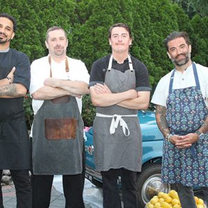 08/31/23, ASHLEY LAUREN FOUNDATION’S CHEFS WHO CARE: TOUR LA RIVIERA D’ITALIA, Joshua Williams, Dennis Mathews, Kyle McCabe, Chef Ryan DePersio